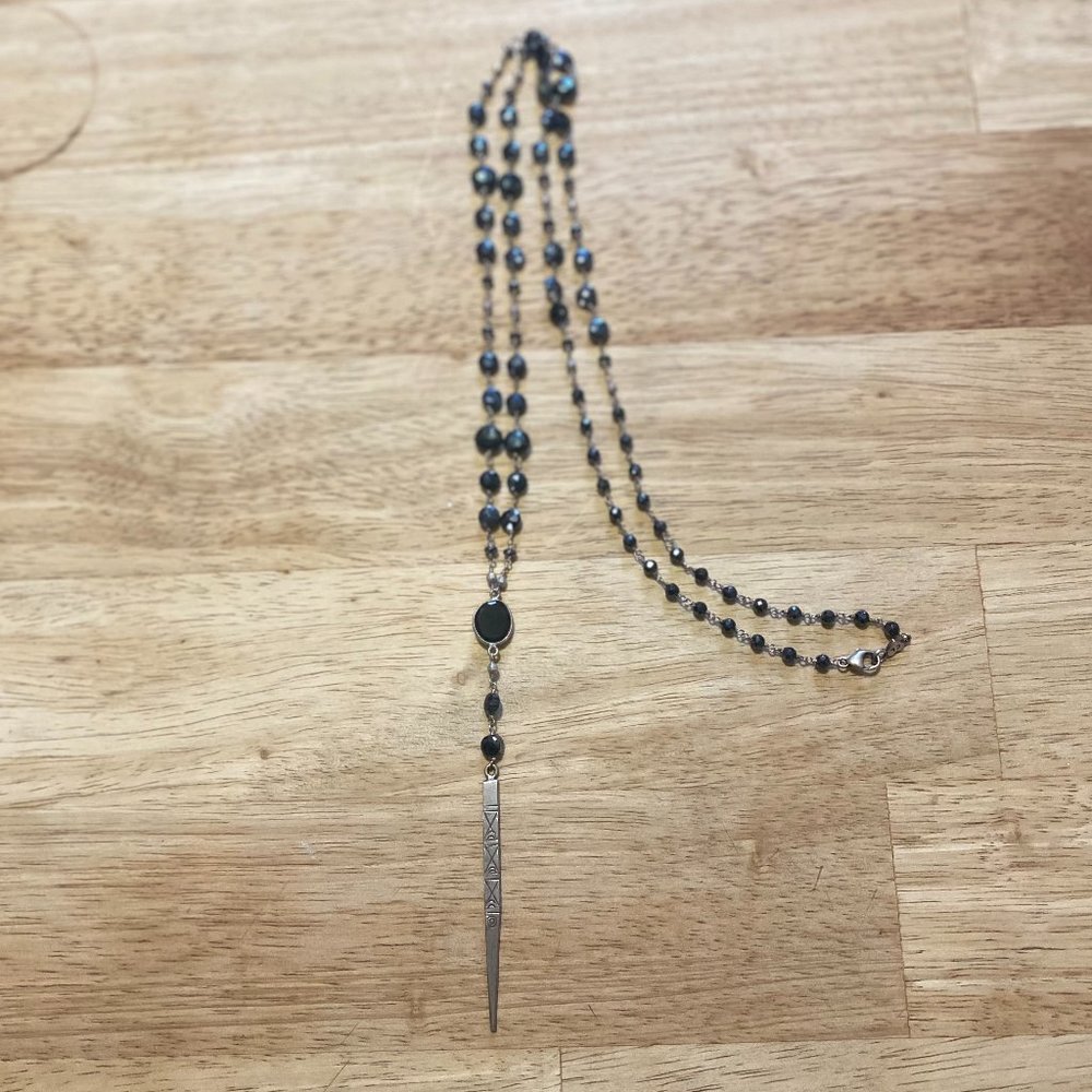 Chan Luu Black Crystal Necklace